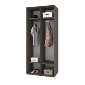 СТОУН С21 Шкаф 2-х створчатый (анкор темный/анкор светлый) в Троицке - troick.mebel24.online | фото 3