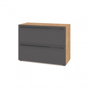 СТОУН С81 Комод (золотой дуб/графит) в Троицке - troick.mebel24.online | фото