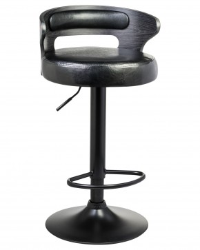 Стул барный DOBRIN FRED BLACK, чёрное дерево, чёрный в Троицке - troick.mebel24.online | фото