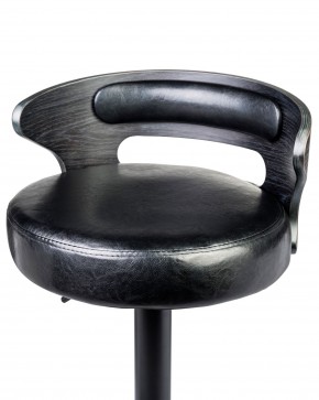 Стул барный DOBRIN FRED BLACK, чёрное дерево, чёрный в Троицке - troick.mebel24.online | фото 6