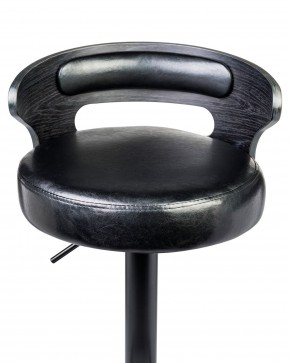 Стул барный DOBRIN FRED BLACK, чёрное дерево, чёрный в Троицке - troick.mebel24.online | фото 8