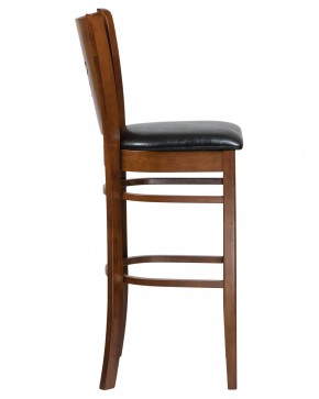 Стул барный DOBRIN JERRY BAR, шоколад, чёрный в Троицке - troick.mebel24.online | фото 2