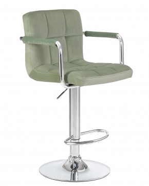 Стул барный DOBRIN KRUGER ARM, мятный велюр (MJ9-87) в Троицке - troick.mebel24.online | фото 2