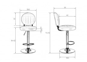 Стул барный DOBRIN MOLLY, чёрный в Троицке - troick.mebel24.online | фото 7