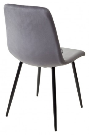 Стул DUKE BLUVEL-14 GREY, велюр / черный каркас М-City в Троицке - troick.mebel24.online | фото 3