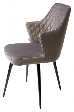 Стул HERMAN 360 град. ГРАФИТ #14, велюр / черный каркас М-City в Троицке - troick.mebel24.online | фото 4