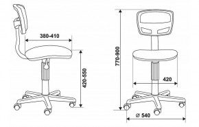 Стул компьютерный Бюрократ CH-299NX/15-21 черный в Троицке - troick.mebel24.online | фото