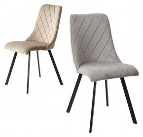 Стул TYCOON BLUVEL-40 бежевый, велюр М-City в Троицке - troick.mebel24.online | фото 3