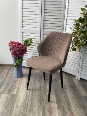 Стул VENA, цвет B5 Капучино, велюр / черный каркас М-City в Троицке - troick.mebel24.online | фото 2