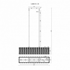 Светильник на штанге iLamp Panorama L4688-91 CR в Троицке - troick.mebel24.online | фото 2