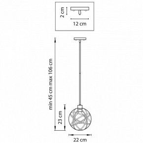 Светильник на штанге Lightstar Gabbia 732417 в Троицке - troick.mebel24.online | фото 2