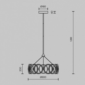 Светильник на штанге Maytoni Link MOD357PL-L40BS3K в Троицке - troick.mebel24.online | фото 5
