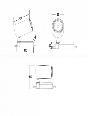 Светильник на штанге Maytoni Vuoro TR029-3-20W4K-W в Троицке - troick.mebel24.online | фото 4