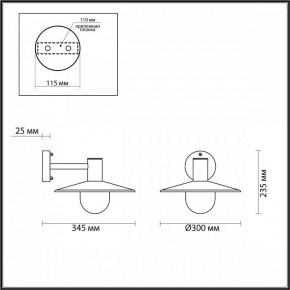 Светильник на штанге Odeon Light Furcadia 4833/1W в Троицке - troick.mebel24.online | фото 3