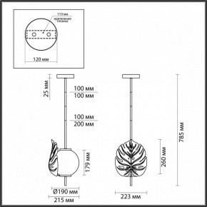 Светильник на штанге Odeon Light Jungle 4865/1 в Троицке - troick.mebel24.online | фото 3