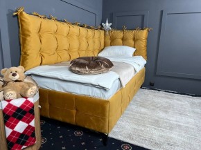 СВЕТЛАНА 3 Кровать угловая (Горчичный) в Троицке - troick.mebel24.online | фото 4