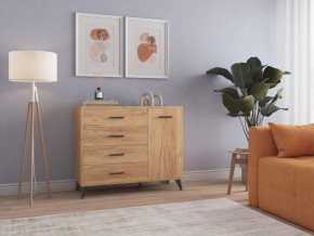 СВЕТЛАНА LOFT Комод-тумба  (дуб золотой) в Троицке - troick.mebel24.online | фото 3