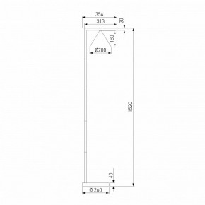 Торшер Elektrostandard Bevel a068473 в Троицке - troick.mebel24.online | фото 2