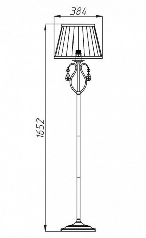 Торшер Maytoni Brionia ARM172-11-G в Троицке - troick.mebel24.online | фото 2