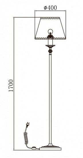 Торшер Maytoni Soffia RC093-FL-01-R в Троицке - troick.mebel24.online | фото 3