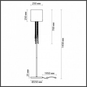 Торшер Odeon Light Nicole 4886/1F в Троицке - troick.mebel24.online | фото 4