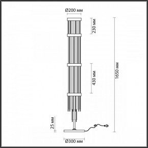 Торшер Odeon Light York 4788/12F в Троицке - troick.mebel24.online | фото 3