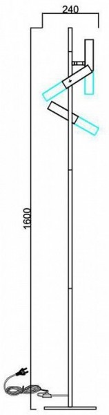 Торшер ST-Luce Eclip SL1236.405.03 в Троицке - troick.mebel24.online | фото 5