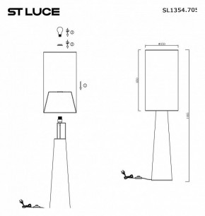 Торшер ST-Luce Jackie SL1354.705.01 в Троицке - troick.mebel24.online | фото 5