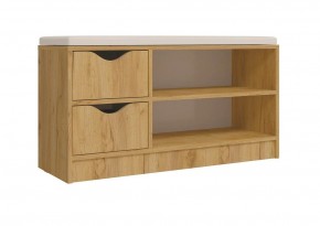 Тумба для обуви Ларедо-1 (дуб крафт золотой) в Троицке - troick.mebel24.online | фото