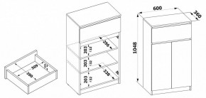 Тумба для обуви ТП-12 в Троицке - troick.mebel24.online | фото 4