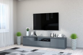 Тумба под ТВ "Хилтон" (Графит) в Троицке - troick.mebel24.online | фото