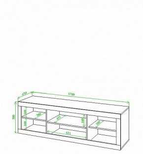 Тумба под ТВ Toivo Кон170 в Троицке - troick.mebel24.online | фото 2