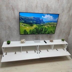 Тумба подвесная под ТВ LINES MTV4-MA 1150 Белый глянец (Белый-M 10.1.1) в Троицке - troick.mebel24.online | фото 12