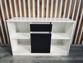 Тумба ТВ малая Парус (Белый/Графит) в Троицке - troick.mebel24.online | фото 3