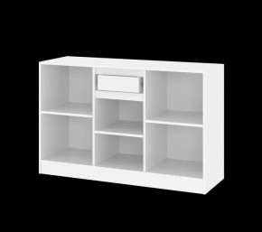 Тумба ТВ малая Парус (Белый/Графит) в Троицке - troick.mebel24.online | фото 5
