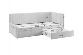 ТВИКС Кровать (тахта) с ящиками 900 в Троицке - troick.mebel24.online | фото 3