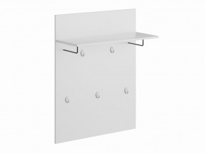 Вешалка СИРИУС настенная с полкой, цвет белый в Троицке - troick.mebel24.online | фото 2