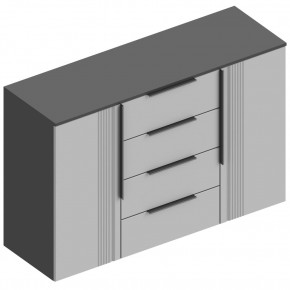 ВИТА Комод 2-ств c 4 ящиками в Троицке - troick.mebel24.online | фото