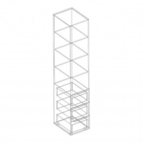 ВИТА Пенал с 3 ящиками в Троицке - troick.mebel24.online | фото 2