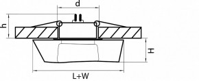 Встраиваемый светильник Lightstar Flutto 006430 в Троицке - troick.mebel24.online | фото 3