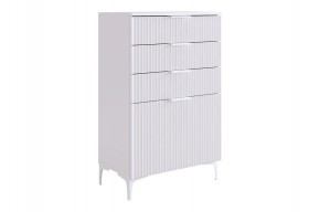 ЗЕФИР Комод (белый муар) в Троицке - troick.mebel24.online | фото